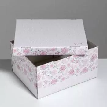 Складная коробка «Милый дом», 31,2 х 25,6 х 16,1 см