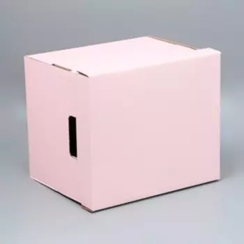 Коробка подарочная складная, упаковка, «Розовая», 37.5 х 32 х 29.3 см