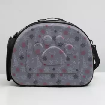 Складная сумка-переноска с отдельным входом, материал EVA, 43.52833 см, серая