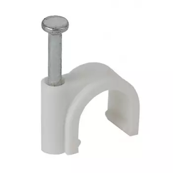 Скоба 7 мм, круглая, пластиковая