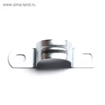 Скоба DKC 53356 металлическая, оцинкованная, двухлапчатая, d=22мм