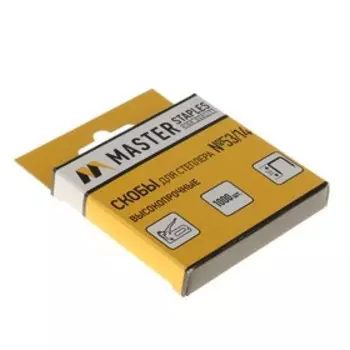 Скобы для степлера GLOBUS, 1000 шт., №53/14, высококачественная сталь, для мебели и творчества