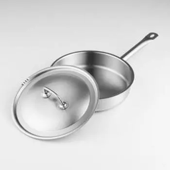 Сковорода «Гурман. Профи», d=24 см, нержавеющая сталь
