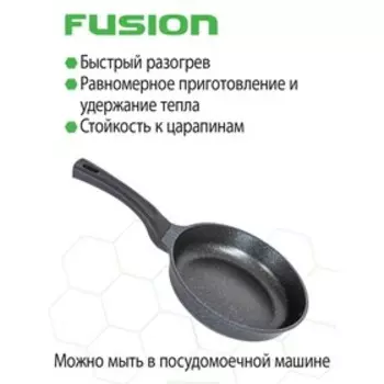 Сковорода Fusion FP2402, антипригарное покрытие, d=24 см