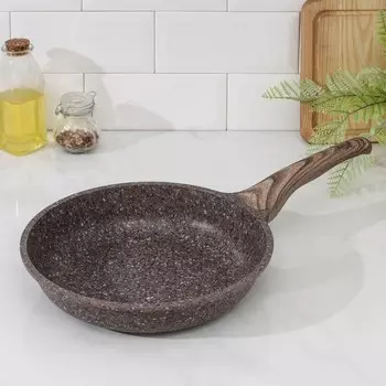 Сковорода Nadoba Greta, антипригарное покрытие, d=26 см, цвет коричневый