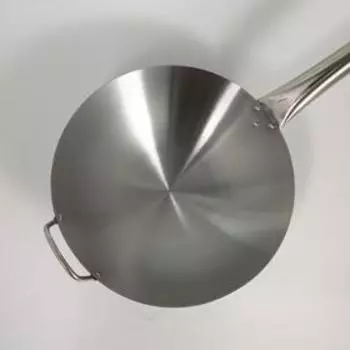 Сковорода-Wok Hanna Knvell Chief, d=32 см, нержавеющая сталь, с ручкой