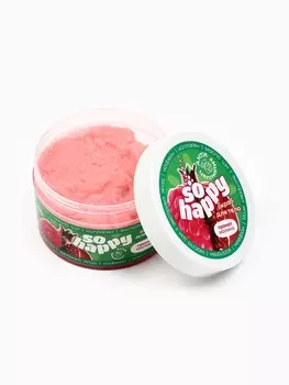 Скраб для тела соляной с маслами So Happy гранат-малина, 350 г