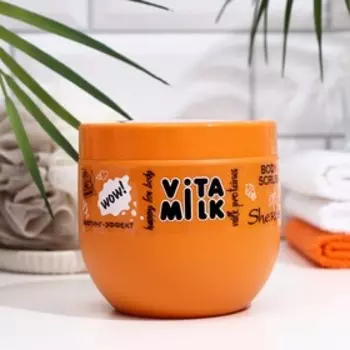 Скраб-щербет "VitaMilk" для тела, манго и маракуйя, 500 мл