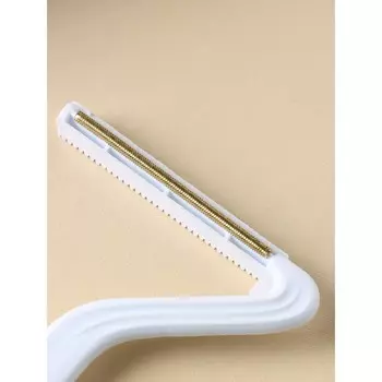 Скребок для чистки одежды, ковров, мебели Доляна, двусторонний, металл, пластик, 10.816.5 см