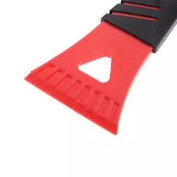Скребок для удлаения льда и снега TORSO, ширина 7 см, красно-черный