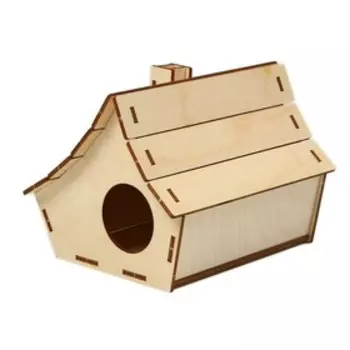 Скворечник «Лесная баня», 17 × 13.5 × 12 см