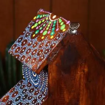 Скворечник тройной "Узорчатый" 32х17х30 см