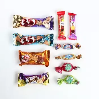 Сладкий детский новогодний подарок «Впусти сказку», игрушка змея + конфеты, 300г