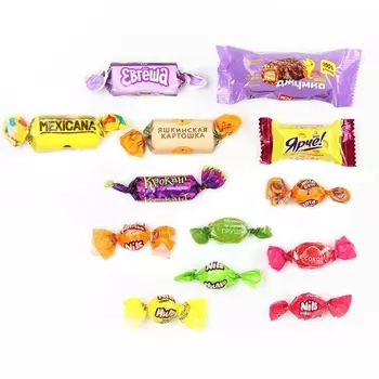 Сладкий детский подарок «Волшебного года»: конфеты 500 г, краски 12 цветов, кормушка