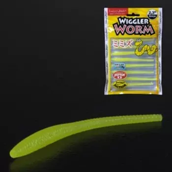 Слаги съедобные искусственные LJ Pro Series WIGGLER WORM 05.84/101 9шт.