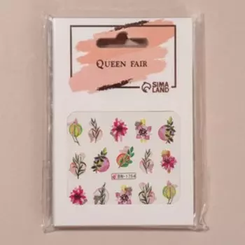 Слайдеры для ногтей «Японская сакура», разноцветные