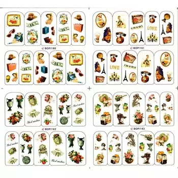 Слайдер-дизайн TNL, средний лист, BOP160-163