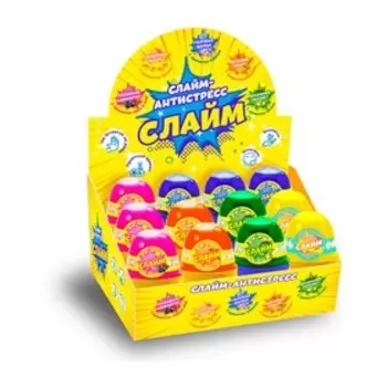 Слайм, антистресс «Голубая волна»