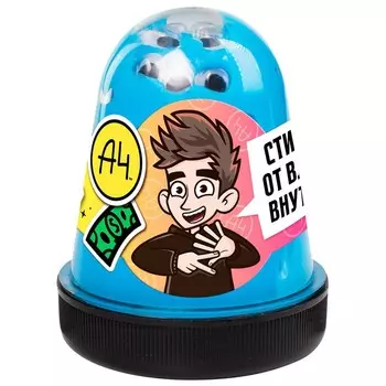 Слайм, бирюзовый, 130 г, Влад А4