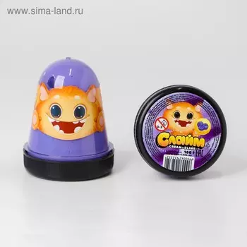 Слайм Cream-Slime с ароматом черничного йогурта, 100 г