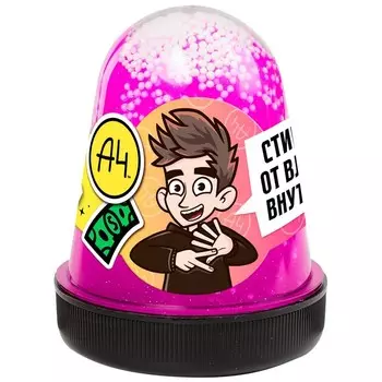 Слайм, фиолетовый, 130 г, Влад А4