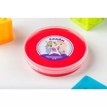 Слайм «Флуоресцентный» Красный, 160 г