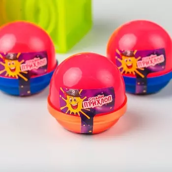 Слайм, красный, капсула 40 г