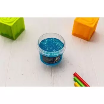 Слайм «Пегас» голография, бирюзовый, 90 г