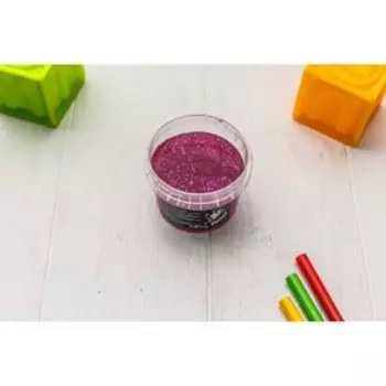 Слайм «Пегас», голография, сиреневый, 90 г