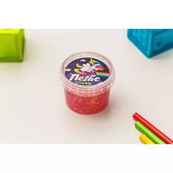 Слайм «Пегас» Ирис, Красный, 90 г