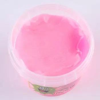 Слайм «Плюх» «Ириска» контейнер 100 г, розовый мусс