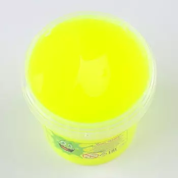 Слайм «Плюх» контейнер 140 г, жёлтый