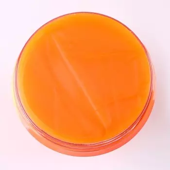 Слайм Плюх ZORRO, перламутровый, капсула 130 гр., оранжевый