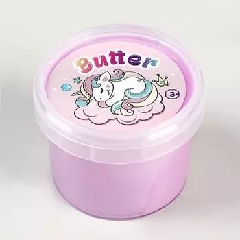 Слайм «Стекло», серия Butter, фиолетовый цвет, 75 г