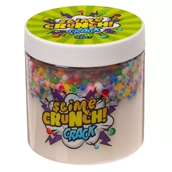 Слайм ТМ «Slime» Crunch-slime Crack с ароматом сливочной помадки 450г