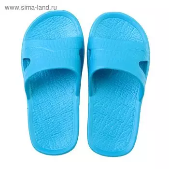 Сланцы для мальчика «Степ», цвет василёк, размер 31-32