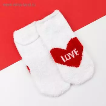 Следки женские KAFTAN "Love" р. 36-39 (23-25 см), 100% п/э