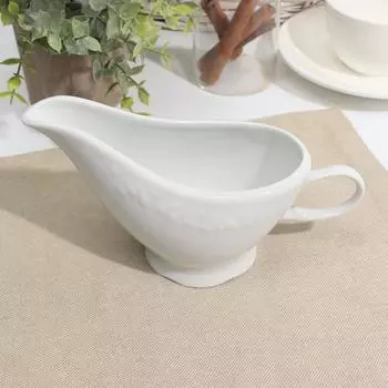 Сливочник фарфоровый «Надежда», 200 мл