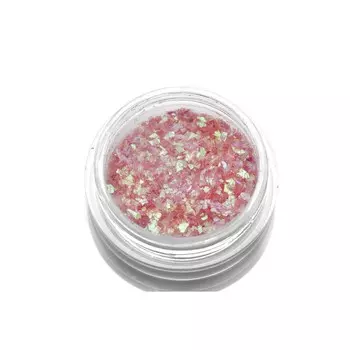 Слюда цветная Pole, розово-жёлтая