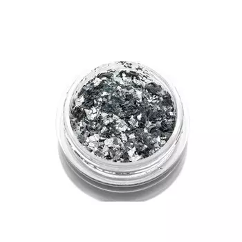 Слюда цветная Pole, серебряная