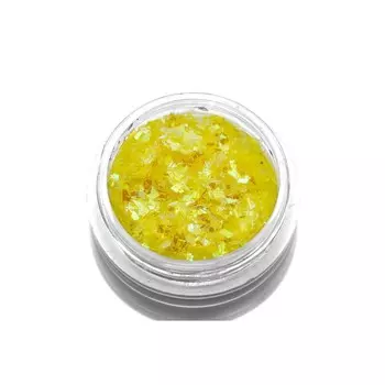 Слюда цветная Pole, жёлтая