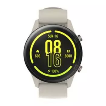 Смарт-часы Xiaomi Mi Watch (BHR4723GL), 1.39", Amoled, пульсометр, шагомер, 420 мАч, белые