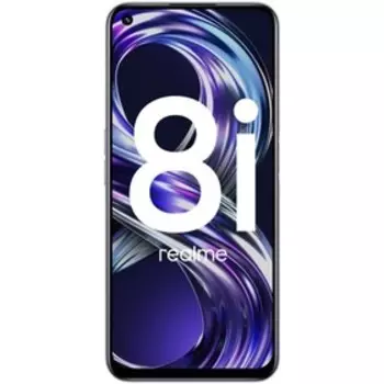 Смартфон Realme 8i, 6.6", LCD, 2 sim, 4 Гб, 64 Гб, 50 Мп, 16 Мп, 5000 мАч, NFC, фиолетовый