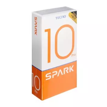 Смартфон Tecno Spark 10 Pro, 6.8", 8 Гб, 128 Гб, 50 Мп, 32 Мп, 2 sim, 5000 мАч, NFC, белый