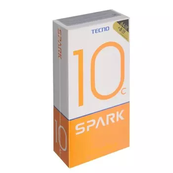Смартфон Tecno Spark 10C, 6.6", 4 Гб, 64 Гб, 16 Мп, 8 Мп, 2 sim, 5000 мАч, NFC, синий