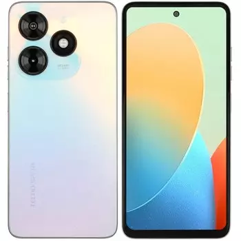 Смартфон TECNO Spark 20C, 6.56", 4Гб, 256Гб, 50Мп, 8Мп, 2sim, 5000мАч, NFC, белый