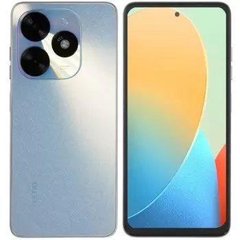 Смартфон Tecno Spark Go 2024, 6.6", 3Гб, 64Гб, 13Мп, 8Мп, 2sim, 5000мАч, белый