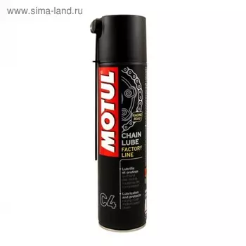 Смазка для цепей Motul C4 CHAIN LUBE FL, 400 мл 102983