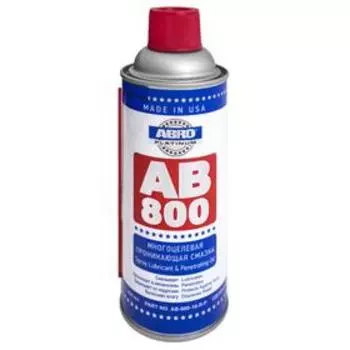 Смазка-спрей многоцелевая проникающая Платинум с насадкой ABRO, 400 мл