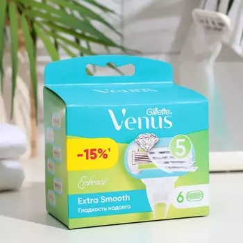 Сменные кассеты для бритья Gillette Venus Embrace, 6 шт.